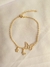 PULSEIRA BORBOLETAS E FLOR BANHADA A OURO 18K na internet