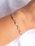Pulseira 4 zirconias banhada a ouro 18K