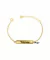 Pulseira com nome feminina personalizada banhado a ouro 18k pz 45 dias - Brinina Semijoias | Loja online de semijoias 