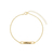 Pulseira infantil com nome personalizada banhado a ouro 18k pz 45 dias
