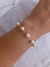 Pulseira pérola 8mm banhado a ouro 18k - comprar online