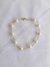 Pulseira pérola 8mm banhado a ouro 18k na internet