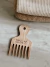 Peine de Madera RULOS (anti-frizz y anti-caída) - Ser by She Makeup