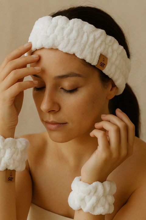 Kit skincare Muñequeras + vincha - Sers - comprar online