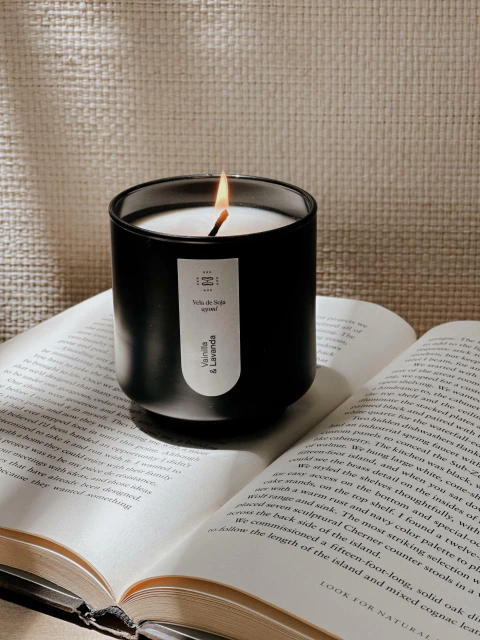 Vela de Soja LUXURY Negra - comprar online