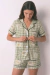 PIJAMA SET 3 PIEZAS CAMISA, SHORT Y PANTALON (2026) - Nadina’s Lencería