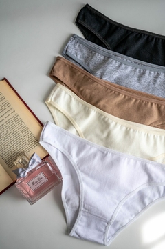 VEDETTINA ALGODON Y LYCRA LISA PACK X6 (103)