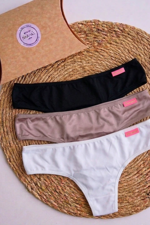 CULOTTE LESS MICROFIBRA PACK X3 (1242)