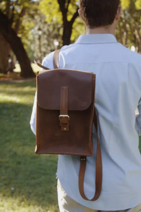 Matera de Cuero - Mochila Hesed - comprar online