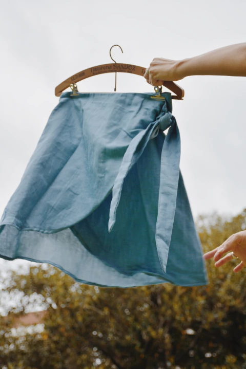 Pollera lino Peonia - comprar online