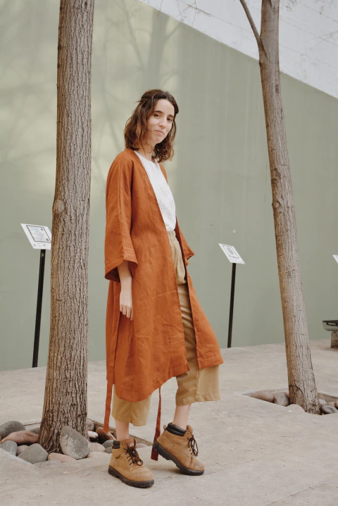 Kimono Terracota - Kalos. - comprar online