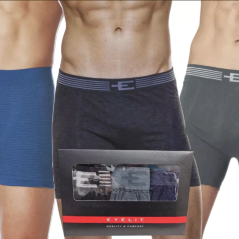 Pack X4 Boxer Eyelit Seamless Algodón Sin Costura - comprar online