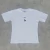 Remera blanca con diseño gráfico de una figura sobre una bicicleta y el logo OWA en el pecho.