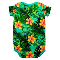Body Bebê Estampado Verde Tropical - Isabb - comprar online