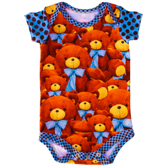Body Bebê Estampado Teddy - Isabb