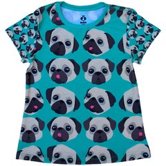 T-Shirt Menina Pug - Isabb