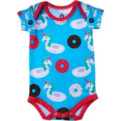 Body Bebê Estampado Boias - Isabb