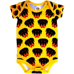 Body Bebê Estampado Rottweiler - Isabb