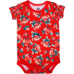 Body Bebê Estampado Rosas - Isabb