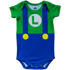 Body Bebê Estampado Luigi - Isabb