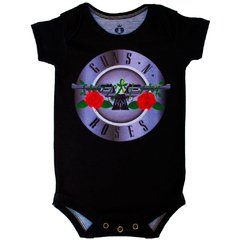 Body Bebê Estampado Guns N' Roses - Isabb
