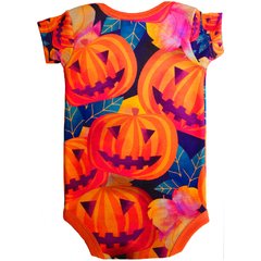 Body Bebê Estampado Abóboras em Aquarela - Isabb - comprar online