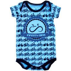 Body Bebê Estampado Bicicletas - Isabb
