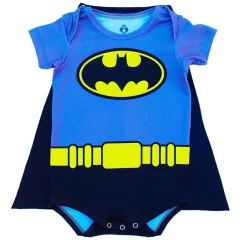 Body Fantasia Bebê Estampado Batman - Isabb