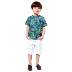 Camiseta Menino Palma Tropical - Isabb