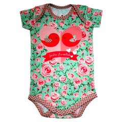 Body Bebê Estampado Jardim Encantado - Isabb