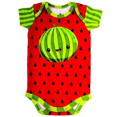 Body Bebê Estampado Melancia - Isabb