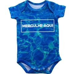 Body Bebê Estampado Piscina - Isabb