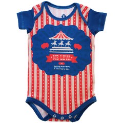 Body Bebê Estampado Vamos Ao Parque - Isabb