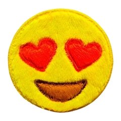 Body Bordado Manga Curta Branco Algodão Emoticon Apaixonado | Isabb - comprar online