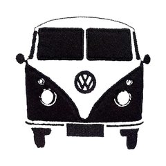 Body Bordado Manga Longa Branco Algodão Kombi 2 | Isabb - comprar online