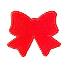 Body Bordado Manga Longa Branco Algodão Laço Vermelho | Isabb - comprar online