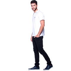 Imagem do Tal Pai Tal Filho Kit Com 4 Camisas Polo Brancas Com Cinza | Otto