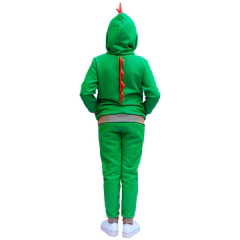 Conjunto Moletom Dinossauro Com Touca Máscara - Isabb - Isabb