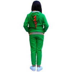 Conjunto Moletom Dinossauro Com Touca Máscara - Isabb - loja online