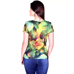 T-Shirt Feminina Folhagens - Otto - comprar online