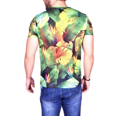 Camiseta Masculina Folhagens - Otto na internet