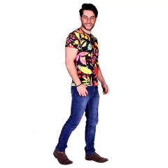 Camiseta Masculina Folhas Aquarela - Otto - comprar online