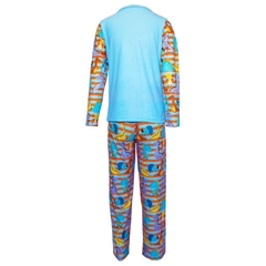 Pijama Infantil Menino Manga Longa e Calça Dinossauro - Isabb - comprar online