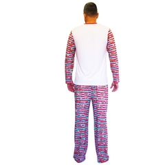 Pijama Masculino Manga Longa e Calça Comprida Bicho Preguiça - Isabb - comprar online