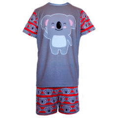 Pijama Infantil Unissex Manga Curta e Short Coala - Isabb