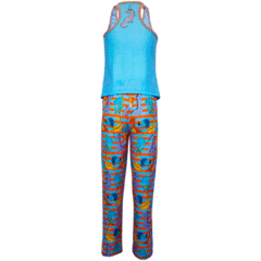 Pijama Menina Regata e Calça Dinossauro - Isabb - comprar online