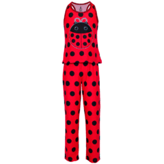Pijama Infantil Menina Regata e Calça Joaninha - Isabb
