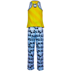 Pijama Adulto Feminino Regata e Calça Panda - Isabb - comprar online