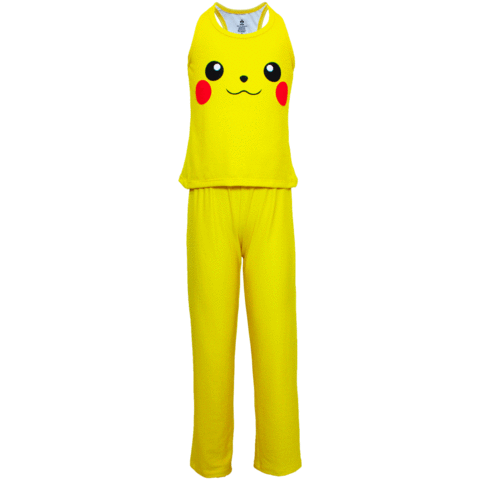 Pijama Infantil Menina Regata e Calça Pikachu - Isabb