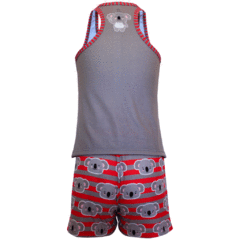 Pijama Adulto Feminino Regata e Short Coala - Isabb - comprar online